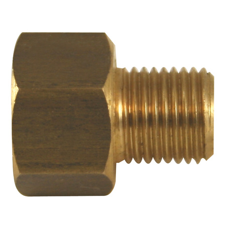 AGS Adapter, Brass, Female(1/2-20 Invtd), Male(7/16-24 Invtd), 100/box BLFX-17